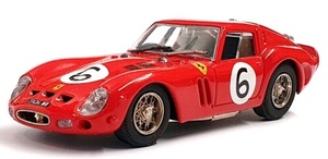 【稀少紙箱】Ж BOX MODEL 1/43 Ferrari 250 GTO Turist Trophy #6 1962 Prova 8404 RED Ж 250GT ボックスモデル フェラーリ ベストモデル