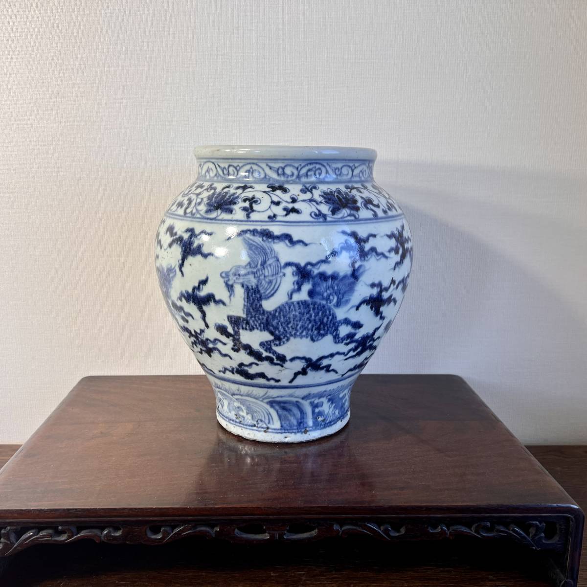 変更OK 中国 五彩 大壺 魚藻図 蓋物 大明嘉靖年製銘 | www.tegdarco.com