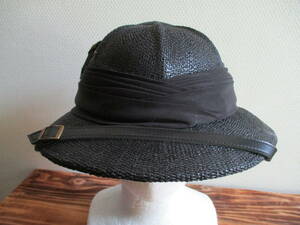 Grace＊BIGサイズ＊PICKER HAT　HTS＊ペーパー探検帽[BK]