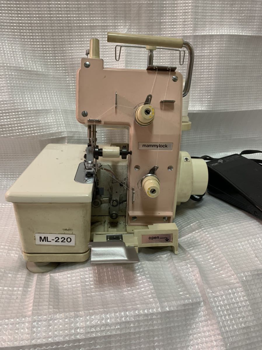 マミーロック ミシン ML-220国産メーカー美馬精機 fkip.unmul.ac.id