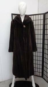  Brown shared * raccoon fur fur * coat size 4-6