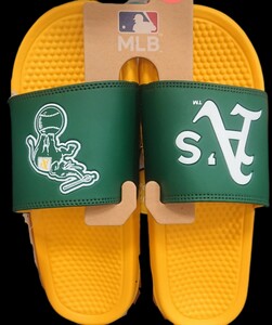 即決 MLB オークランド・アスレチックス シャワーサンダル【M】新品タグ付き 藤浪晋太郎