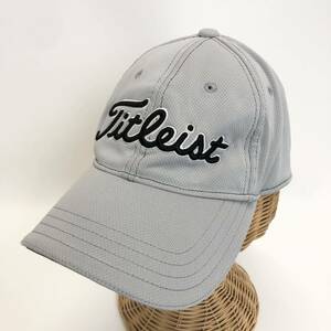 Titleist タイトリスト 刺繍キャップ　帽子 ゴルフキャップ グレーブラック刺繍　ＳＭサイズ