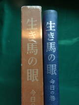 尾崎士郎 　生き馬の眼　＜今日の巻＞ 　昭和33年 　大日本雄弁会講談社　 初版　装幀:山崎斌　装画:野間仁根_画像2