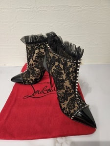  Christian Louboutin! race boots 35 half [8741-8]