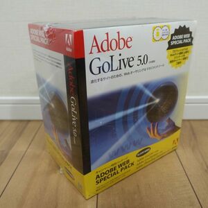 Adobe GoLive 5.0 Mac Web special pack (GoLive, Live Motion, Photoshop Elements) unopened 