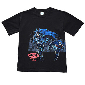 【XSサイズ】90S DCコミックス 映画 バットマン&ロビン Mr.フリーズの逆襲 1997 ヴィンテージ Tシャツ USキッズXL メンズXS相当 BA3619