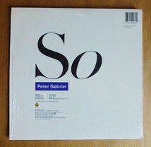 PETER GABRIEL「SO」米ORIG [半透明盤] ステッカー有シュリンク美品_画像2