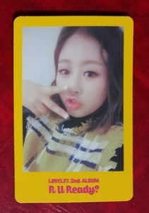 LOVELYZ Bay Be soul R U Ready? trading card yellow color yellow prompt decision Baby Soul Korea record 2 compilation 2nd Albumbebiso trading card Rav Lee z