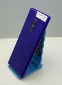 『ランクA 2813』ドコモSO-03L Xperia 1 パープル 白ロム SIMロック解除済み