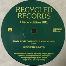 Foolish, Friendly & Forgetful (Felix Dickinson, Nick The Record) The Drive / Can Live (Without The Love) UK盤 12インチ Re-Edit_画像2