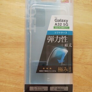 Galaxy A32 5G ケース カバー ソフトケース TPU マイクロドット加工 クリア ストラップホール付き 耐久性 弾力性 エレコム PM-G208UCTCR