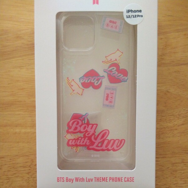 BTS Boy With Luv THEME iPhone 12Pro/12 スマートフォンケース 流れるデザイン