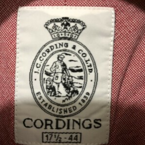 英国老舗◆CORDINGS 長袖シャツ サイズ17.5-44 ドレスシャツの画像4