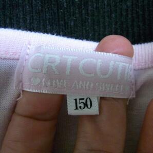 ★新品★CRT CUTIE★ピンク色★可愛いレース★半袖Tシャツ★サイズ150の画像4