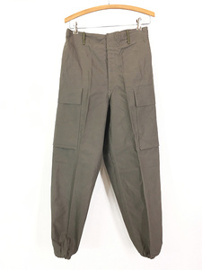[Deadstock] old clothes 80s Holland army military meat thickness double faced field cargo pants 44(5)