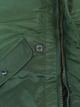 「Deadstock」 古着 80s 米軍 USN 「ECW IMPERMEABLE」 2段 ステンシル 防寒 防水 ナイロン デッキ ジャケット M_画像6