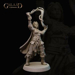 Galaad Miniatures Gaa-230107 Mage Casting 3Dプリントミニチュア