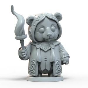 SeaHorse3D sh3-fnz02 PANDA 3Dプリント ミニチュア D＆D TRPG チビミニチュア パンダミニチュア