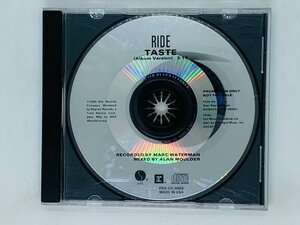 即決CD RIDE TASTE / PRO-CD-4659 恐らく元から表ジャケット無し Y40