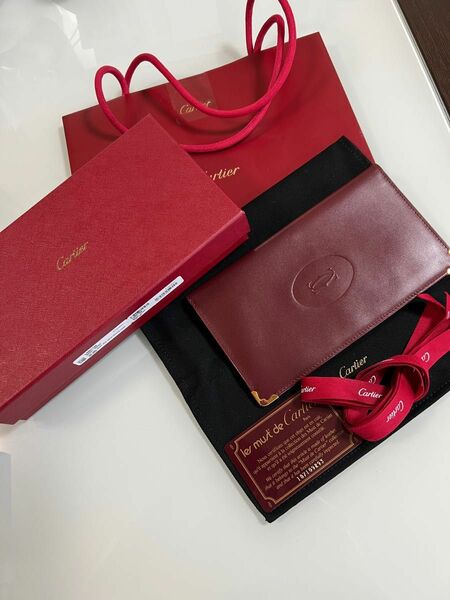 カルティエ Cartier マストライン 二つ折り長財布（札入れ）