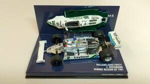 ミニチャンプス 1/43　ウィリアムズ　FW07C　C.ロイテマン（400810002）　