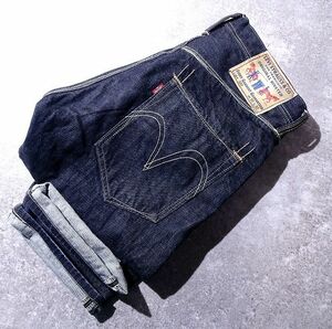 Levi's リーバイス XX503-0001 ストレート デニムパンツ ジーンズ リベット留め革 布パッチ クラシック ボトム (30) インディゴ ●o-301