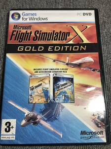 新品未開封　Flight Simulator X Gold Edition 英語版
