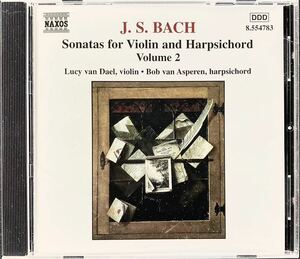 CD/ バッハ：ヴァイオリンとチェンバロのためのソナタ集 Vol.２ / ウァン・ダール(Vn)、アスペレン(Cemb)