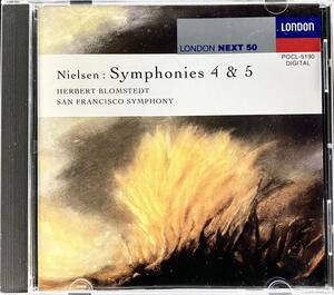 CD/ ニールセン：交響曲第4番「不滅」、第5番 / ブロムシュテット&サンフランシスコ響