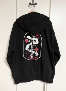 美品☆[BEDWIN] 18AW DEAD BOYZ スウェット プルオーバーパーカー 4 ブラック ベドウィン