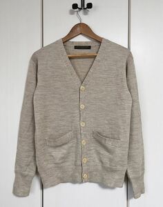 美品☆[PHIGVEL] 定価26,400 MILCARDY イングリッシュラムウール カーディガン 1 PMAA-KN06 フィグベル