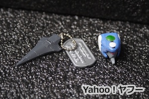  Evangelion Unit-01 dog tag &. figure key holder head part attaching retro goods 