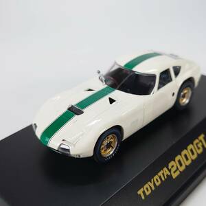 1/43 Q-MODEL TOYOTA 2000GT 1966 日本GP ミニカー グリーン ストライプ トヨタ 現状品
