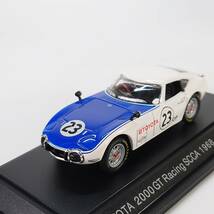 1/43 EBBRO TOYOTA 2000GT Racing SCCA 1968 ミニカー トヨタ エブロ 現状品_画像1