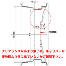 14インチ てっちんホイール 6.0J +38 4穴 PCD100 CB73.1 ホワイト ドレスアップ ムーヴ ミラ アルト エヴリィ キャリー等 カスタム 4本_画像9