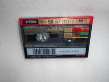 TDK SR 60 for CD　カセットテープ　1巻　ハイポジション_画像2