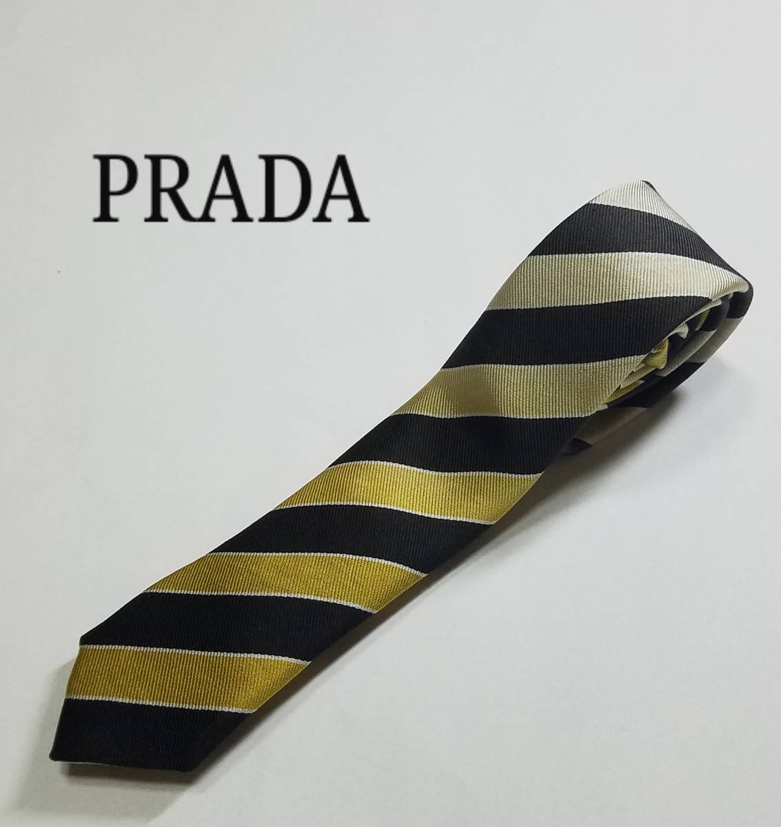 PRADA プラダ 18SS シルク100% コミック柄 ネクタイ 商品细节 | 雅虎