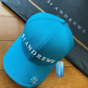 送料無料St ANDREWSセントアンドリュースSAキャップFIELDSENSOR高度汗処理DRY吸水拡散乾燥サッカー生地アジャスターunisex(お買得)新品