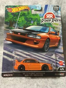 ホットウィール CAR CULTURE RONIN RUN '98 SUBARU IMPREZA 22B-STi VERSION HCK14 FPY86 Hot Wheels