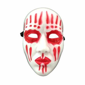 レッドハロウィンSlipknotドラマーJoeyスリップノット ジョーイ ジョー ディソン ホラーマスク被り物仮面 お面パーティー