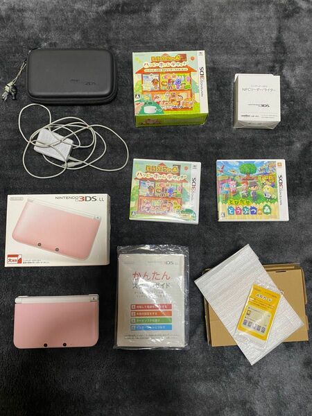 ニンテンドー 3DS LL ピンク×ホワイト