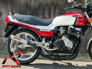 プリティー HONDA CBX550F 紀の国屋 45π レースタイプ(サイレンサー着脱式) 4-2-1管 マフラー 黒