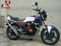 HONDA CBX400F【爆】アルミサイレンサー マフラー メッキ_画像2