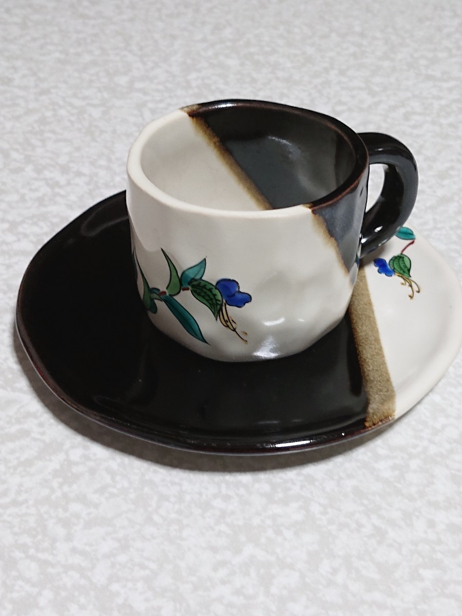 九谷焼 コーヒーカップ ５客 伝統工芸士山口義博さん