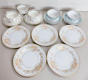 Noritake ノリタケ カップ&ソーサー ケーキ皿 まとめ売り　皿　昭和レトロ　レトロ　インテリア　花柄　小花柄　お皿 食器