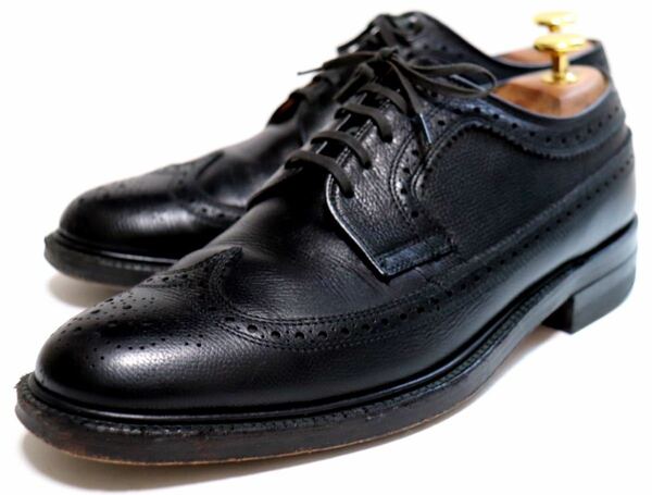 [良品] インペリアル　REGAL 25㎝EE ビジネスシューズ ウイング　ブラック　外羽根　高級靴　本革　フォーマル　紳士靴　ドレス　送料無料