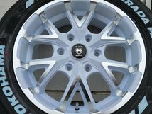 ヨコハマ パラダ ホワイトレター 215/60R17 ハイエース200系 HIACE タイヤホイール 車検対応 バン規格適合 17インチ ブラックマンバ BM6_画像6