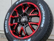 注目 17インチ タイヤ ホイール 4本 セット 車検対応 200系 ハイエース レジアスエース YOKOHAMA PARADA PA03 215/60R17_画像4