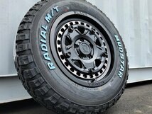 新品 16インチタイヤホイールセット デリカD5 RAV4 エクストレイル アウトランダー マッドスター ラジアル M/T 225/70R16 ホワイトレター_画像4